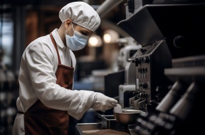 Quality control professionals inspecting products in a lab or factory setting. Quality control professionals inspecting products in a lab or factory setting.